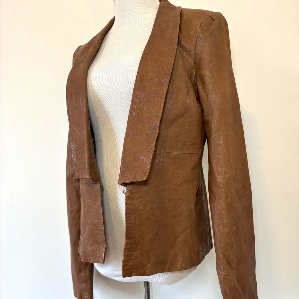 Women 90s Line Leather Lightweight Jacket Real Lambskin Women's Leather Moto